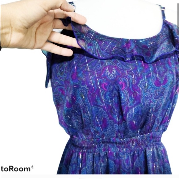 EXPRESS CHIFFON MAXI DRESS - Picture 4 of 14